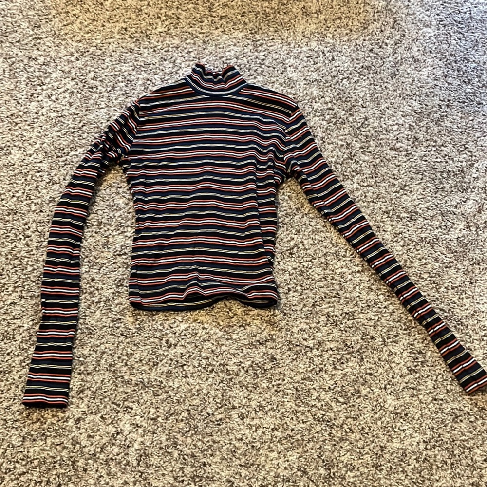 Brandy Melville striped long sleeve turtleneck